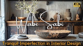 The Art of Wabi Sabi Embracing NatureInspired Wabi Sabi amp Tranquil Imperfection in Interior Design [upl. by Abdel]