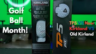 Can the new Kirkland Signature Golf ball beat the TP5  Golf Ball Month [upl. by Reddin112]