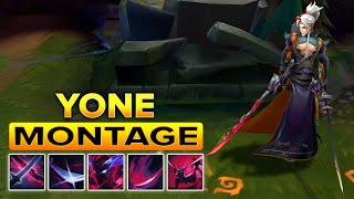 High Elo Yone Montage  Best Yone Plays [upl. by Enyaz132]