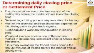 What is settlement price and MTM MCX Commodity trading lesson and tutorial India [upl. by Netti]