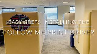 Xerox Follow Me Print MWD Tutorial Video [upl. by Philis]