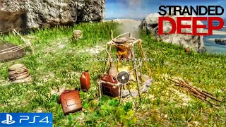 DISTILLATEUR DE CARBURANT  Fonctionnement amp Récolte dessence Stranded Deep  Ps4 [upl. by Gerti]