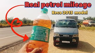 maruti eeco petrol mileage test  maruti eeco real mileage test [upl. by Anastase]