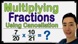 Multiply Fractions Using Cancellation [upl. by Lasorella943]