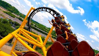 Kennywood Steel Curtain amp Phantoms Revenge Roller Coasters  Back Seat POV [upl. by Asen807]