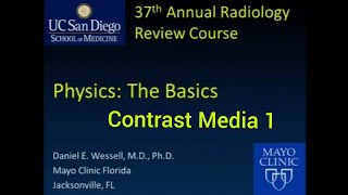 Radiographic Contrast media part 1 [upl. by Hermione]