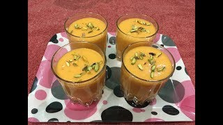 Mango Lassi Recipe  Mango and Dahi Lassi  Mango Sweet Lassi [upl. by Edwards599]