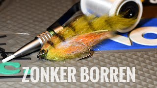 Zonker Borren  Fast Fly Tying Tutorial  Streamer Fly [upl. by Nessej]