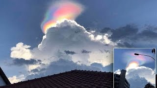 Masivo Fenómeno quotArcoiris de Fuegoquot Cielos de Singapur [upl. by Bamford]