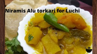 The Perfect Alur Tarkari for Luchi  Spicy Bengali Potato Curry [upl. by Aurore]