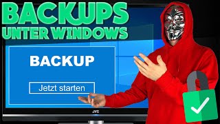 Windows 10 Dateiversionsverlauf Datensicherung BACKUP erstellen 2021 [upl. by Oiralih478]