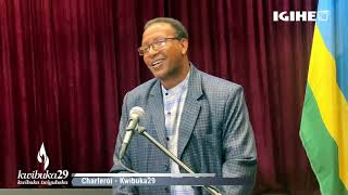 Rurangwa captive les cœurs lors de Kwibuka29 avec son poignant poème Essuie tes Larmes [upl. by Rramel]