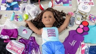 Opening American Girl Doll Gabriela  Whole World Collection Haul [upl. by Prue754]