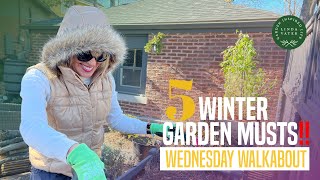 5 Winter Garden MUSTS Lets Prepare [upl. by Nesline465]