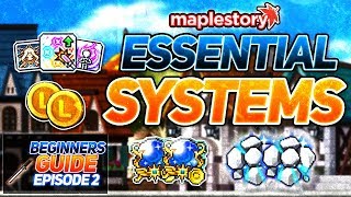 MapleStory Complete Beginners Guide Episode Two  Essential Systems [upl. by Elnore]