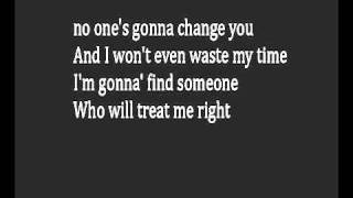 Reina No ones gonna change you Lyrics [upl. by Noryak94]