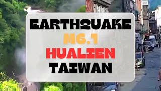 M63 EARTHQUAKE HITS HUALIEN TAIWAN COMPILATION  16082024 台湾地震 [upl. by Heyward251]