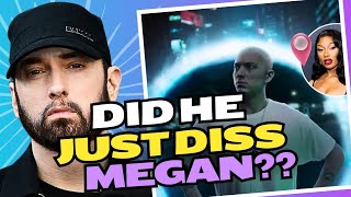 Did Eminem Really Diss Megan Thee Stallion in His New Song Houdini With Proof NEW UPDATE [upl. by Lehcar]