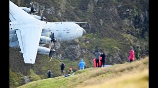 A400m Atlas Low Level Mach Loop [upl. by Celeski]