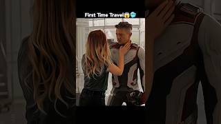 First time travel by Clint Barton with the help Tony Stark and team 🔥🥶shorts ytshorts marvel [upl. by Toffic723]