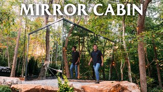 Inside A Mirror Cabin Tiny House  Full Tour [upl. by Oyek]