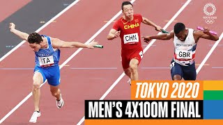 🏃‍♂️ Mens 4x100m Final  Tokyo Replays [upl. by Cornwall]