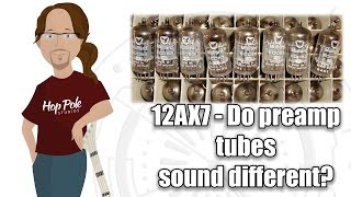 12AX7  Do different preamp tubes make a sonic difference From Behringer to Mullard [upl. by Scibert]