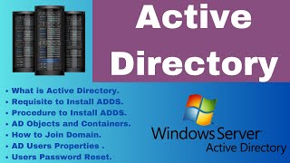 Windows Active Directory Domain Services  Complete Information Domain Join [upl. by Aime]