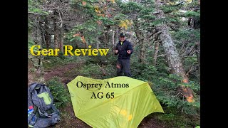 Osprey Atmos AG 65 Backpack Review [upl. by Llehcear767]