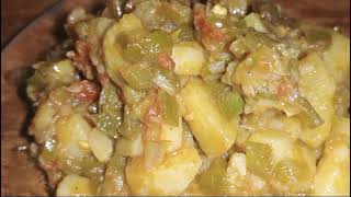 Shimla Mirch Aloo  Capsicum Potato  Easy Recipe By Tahiras Kitchen [upl. by Acenes]