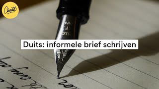 Duits informele brief schrijven  Mr Chadd Academy [upl. by Nigam]