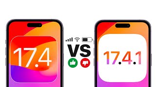 iOS 1741 vs iOS 174  Worth Updating [upl. by Nedrob]