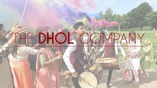 The DHOL Company  Indian Baraat and Grooms Entrance  Addington Palace [upl. by Ecerehs]