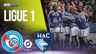 Strasbourg vs Le Havre AC  LIGUE 1 HIGHLIGHTS  12102023  beIN SPORTS USA [upl. by Gabrielli48]