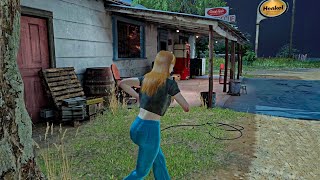 Double door slam  The Texas Chainsaw Massacre Game [upl. by Kcirdderf676]