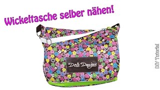 WICKELTASCHE NÄHEN  Nähen für Anfänger  Tutorial [upl. by Verna]