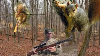 Squirrel Hunting Basics with the Marlin 60 22 rifle [upl. by Ahsikar]