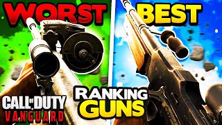 Vanguard BEST GUNS ranking from WORST to BEST Best Class Setups [upl. by Lekcar]