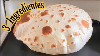 Tortillas de harina con 3 ingredientes suaves faciles y deliciosas [upl. by Cuyler243]