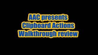 Clipboard Actions easy to use clipboard manager walkthrough review [upl. by Hannis43]