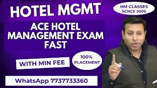 Ace Hotel Management Exam Fast [upl. by Selie653]