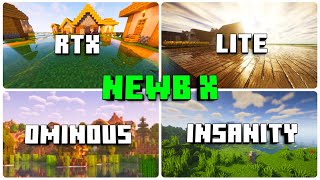 MCPE 121  Top 4 Newb Shaders [upl. by Tsepmet]