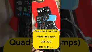 CRF 300L quad lock amp Adventure Spec mini fairing crf300l crf450rl [upl. by Ellon348]