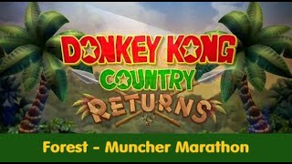 Donkey Kong Country Returns  Forest  Muncher Marathon  30 [upl. by Sayers]