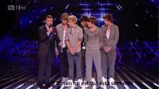 One Direction  The X Factor Semi Final Only Girl In The World Subtitulado en Español HD [upl. by Rahmann21]