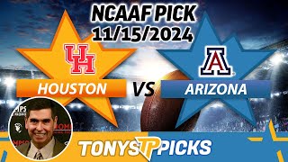 Houston vs Arizona Pick 111524 NCAAF Week 12 Betting Pick [upl. by Durrett]