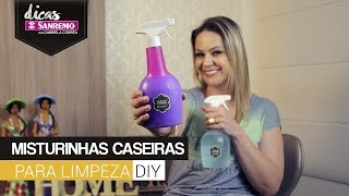 Misturinhas Caseiras para Limpeza  DICAS SANREMO [upl. by Yessydo]