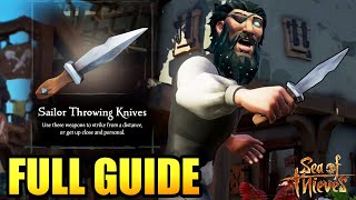 Sea of Thieves Throwing Knife TUTORIAL  Season 12 [upl. by Leda]