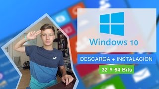 Descargar e Instalar Windows 10  32 y 64 Bits  Original amp Tutorial en Español [upl. by Ayiotal]