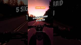 5 Signs hes afraid to lose you  Love Fact  shorts shortsfeed youtubeshorts [upl. by Earal]